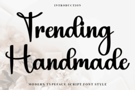 Trending Handmade Font