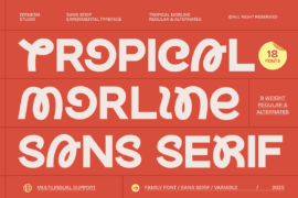 Tropical Morline Font