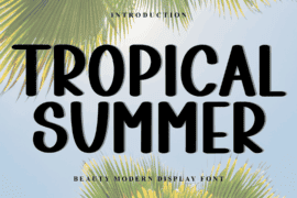 Tropical Summer Font