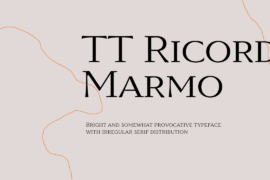 TT Ricordi Marmo Trial Font Family