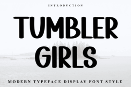 TUMBLER GIRLS Font