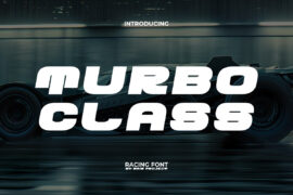 Turbo Class Demo Font