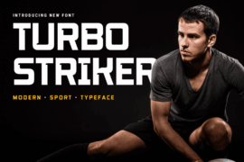 Turbo Striker Font