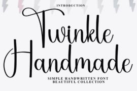 Twinkle Handmade Font