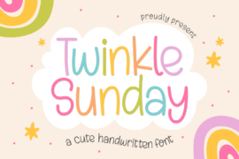 Twinkle Sunday Font