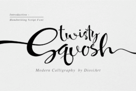 Twisty Squosh Trial Font