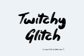 Twitchy Glitch Font