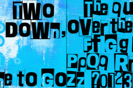 Two Down, One to Go Font
