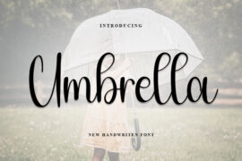 Umbrella Font