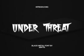 Under Threat Demo Font