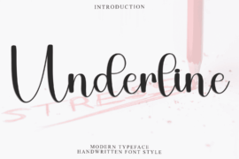 Underlines Font
