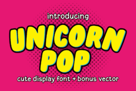 Unicorn Pop Font