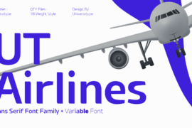 UT Airlines Demo Font