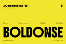 UT Boldonse Demo Font