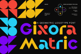 UT Gixora Metric Trial Font