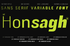 UT Honsagh Font