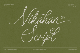 UT Nikahan Script Trial Font