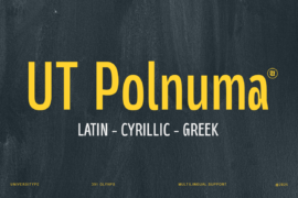 UT Polnuma Demo Font