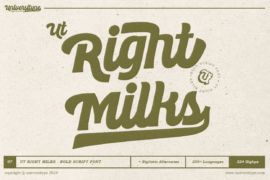 UT Right Milks Demo Font