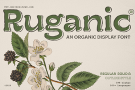 UT Ruganic Trial Font Family