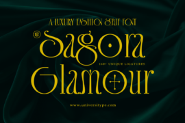 UT Sagora Glamour Demo Font