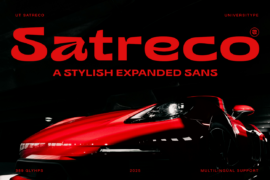 UT Satreco Demo Font