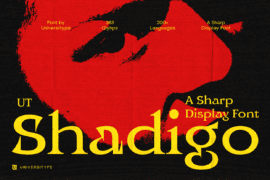UT Shadigo Trial Font