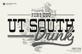 UT South Drink Demo Font Family