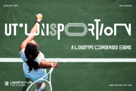 UT Unisportion Demo Font
