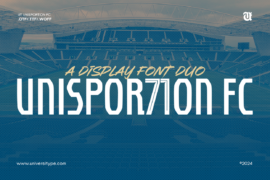 UT Unisportion FC Demo Font Family