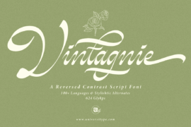 UT Vintagnie Demo Font