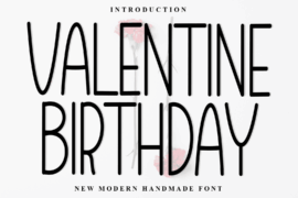 Valentine Birthday Font
