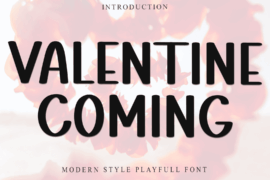 Valentine Coming Font