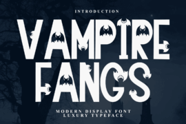 Vampire Fangs Font