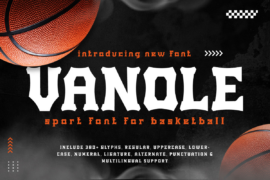 VANOLE Trial Font