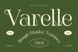 Varelle Rough Demo Font