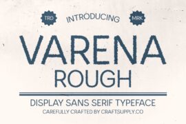 Varena Rough Demo Font
