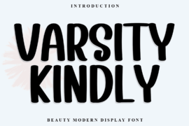 Varsity Kindly Font