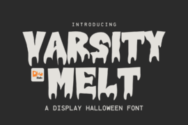 Varsity Melt Font