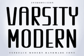 Varsity Modern Font