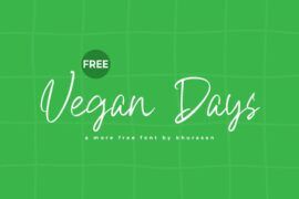 Vegan Days Font