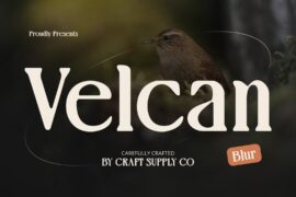 Velcan Blur Demo Font