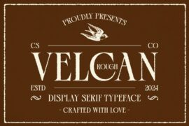Velcan Rough Demo Font