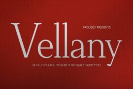 Vellany Demo Font