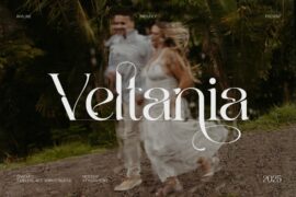 Veltania Display Demo Font