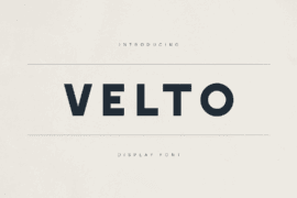 Velto Demo Font