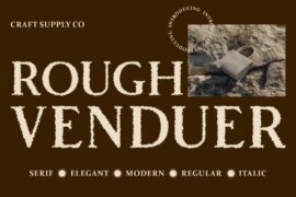 Vendeur Rough Demo Font