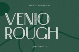 Venio Rough Demo Font