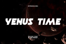 Venus Time Demo Font