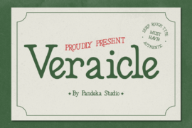 Veraicle DEMO Font